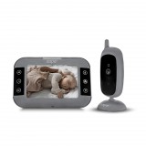 Zopa Static digitális videós bébiőr, szürke Grey