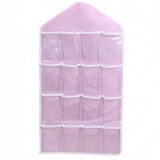 Zsebes tároló, felakasztható tároló, szekrény rendező 16 zsebbel