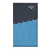 Zsebnaptár, álló elrendezésű, TOPTIMER Duplex, kék-világoskék (NKD035KVKU)
