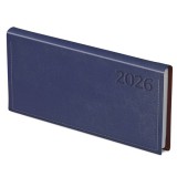 Zsebnaptár toptimer traditional t030 fekvő fehér lapos kék 2026. t030t-004