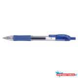 Zselés toll 0,5mm, kék test, Zebra Sarasa Retractable, írásszín kék