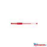 Zselés toll 0,5mm, kupakos GEL-Ico, írásszín piros