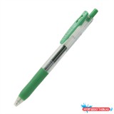 Zselés toll 0,5mm, zöld test, Zebra Sarasa Clip, írásszín zöld