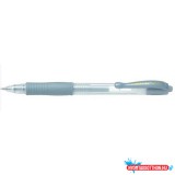 Zselés toll 0,7mm, nyomógombos Pilot G-2, írásszín ezüst