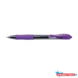 Zselés toll 0,7mm, nyomógombos Pilot G-2, írásszín lila