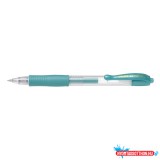Zselés toll 0,7mm, nyomógombos Pilot G-2, írásszín metálzöld