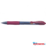 Zselés toll 0,7mm, nyomógombos Pilot G-2, írásszín piros
