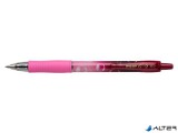 Zseléstoll, 0,32 mm, nyomógombos, PILOT 'G-2 Pink Bubble', kék