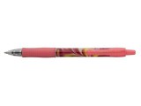 Zseléstoll, 0,32 mm, nyomógombos, rózsaszín tolltest, PILOT G-2 Flow, kék (PG27FLP)