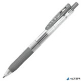 Zseléstoll, 0,33 mm, nyomógombos, ZEBRA "Sarasa Clip", szürke