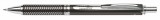 Zseléstoll, 0,35 mm, nyomógombos, fekete tolltest, PENTEL EnerGel BL-407 fekete, ajándék kék tollbetéttel (PENBL407A)