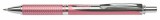Zseléstoll, 0,35 mm, nyomógombos, rózsaszín tolltest, PENTEL EnerGel BL-407 kék (PENBL407P)