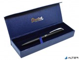 Zseléstoll, 0,35 mm, rotációs, fekete tolltest, PENTEL "EnerGel BL-2007", fekete, ajándék kék betéttel