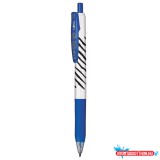 Zseléstoll 0,7 mm csíkos test, Zebra Sarasa Clip, kék