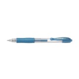 Zseléstoll 0,7mm, nyomógombos Pilot G-2, írásszín metálkék