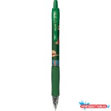 Zseléstoll 0,7mm, nyomógombos Pilot G-2 One Piece, írásszín zöld