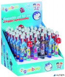 . Zseléstoll display, törölhető, nyomógombos, négyszínű, 'Gimboo', 4 különböző mintával