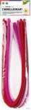 Zseníilia drót, 50 cm, FOLIA 'Colour Tone Mix', 10 piros árnyalat