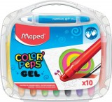 Zsírkréta, kitekerhető, MAPED Color&#039;Peps GEL, 10 különböző szín (IMA836310)
