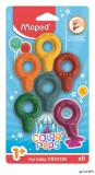 Zsírkréta, MAPED "Color'Peps Baby", 6 különböző szín