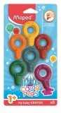 Zsírkréta, MAPED Color'Peps Baby, 6 különböző szín (IMA863806)