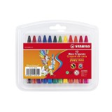 Zsírkréta STABILO Tippy Wax kerek hegyezett 12 színû