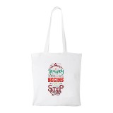 Zsona Dekor A journey of a 1000 miles - Bevásárló táska fehér