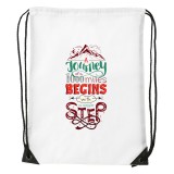 Zsona Dekor A journey of a 1000 miles - Sport táska fehér