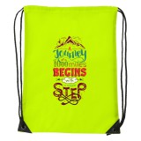 Zsona Dekor A journey of a 1000 miles - Sport táska sárga