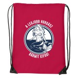 Zsona Dekor A legjobb horgász bármit kifog - Sport táska piros