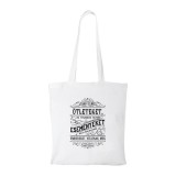 Zsona Dekor A nagy elmék - Bevásárló táska fehér