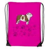 Zsona Dekor Angol bulldog - Sport táska magenta