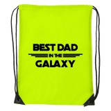 Zsona Dekor Best dad in the galaxy - Sport táska sárga