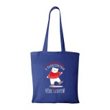 Zsona Dekor Csak egy dolgot várok a karácsonyban V1 - Bevásárló táska kék