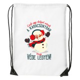 Zsona Dekor Csak egy dolgot várok a karácsonyban V3 - Sport táska fehér