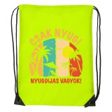 Zsona Dekor Csak nyugi, nyugdíjas vagyok - Sport táska sárga