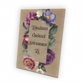 Zsona Dekor Dekorációs fa tábla 15x20 cm - Emléked örökké szívemben él