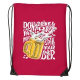 Zsona Dekor Dont drink and drive - Sport táska piros