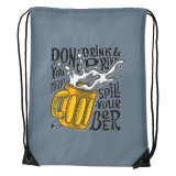 Zsona Dekor Dont drink and drive - Sport táska szürke