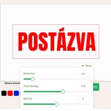 Zsona Dekor Egyedileg tervezhető szöveg bélyegző