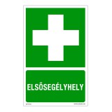 Zsona Dekor Elsősegélyhely Öntapadós matrica 160x100 mm