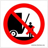 Zsona Dekor Emelőfal alatt tartózkodni tilos! Műanyag tábla 100x100 mm