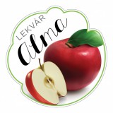 Zsona Dekor Formavágott lekvár cimke ALMA öntapadós műanyag alapú 5 db/csomag