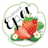 Zsona Dekor Formavágott lekvár cimke EPER öntapadós műanyag alapú 5 db/csomag