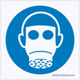 Zsona Dekor Gázálarc használata kötelező! Öntapadós matrica 100x100 mm