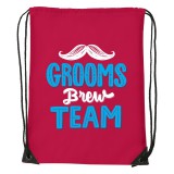 Zsona Dekor Grooms brew team - Sport táska piros