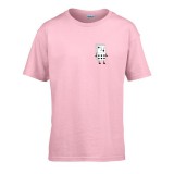 Zsona Dekor Gyerek póló Ovis jelel Dominó mintával Rózsaszín