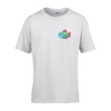 Zsona Dekor Gyerek póló Ovis jelel Hal mintával Fehér 122 méret