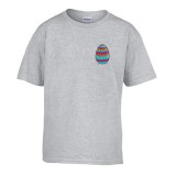 Zsona Dekor Gyerek póló Ovis jelel Hímes tojás mintával Szürke