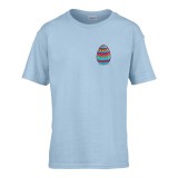 Zsona Dekor Gyerek póló Ovis jelel Hímes tojás mintával Világos kék